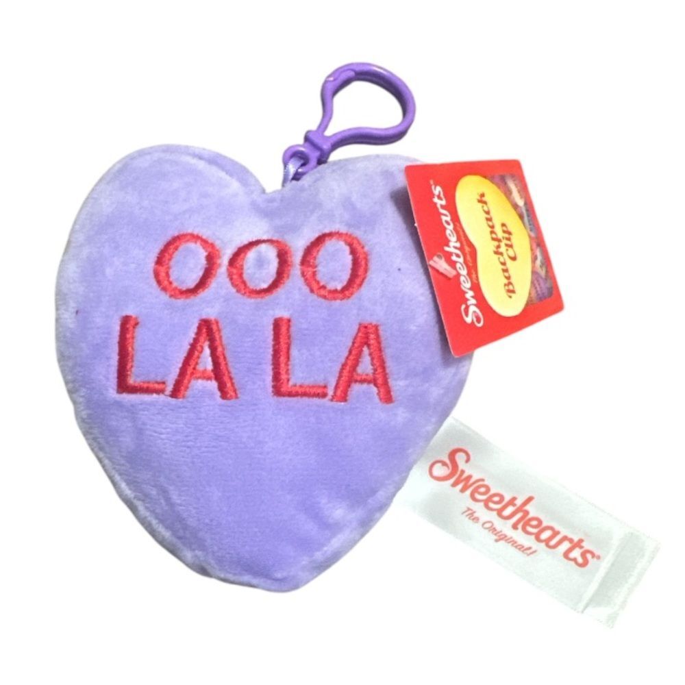 Sweethearts Purple Heart Backpack Clip βOoo La Laβ